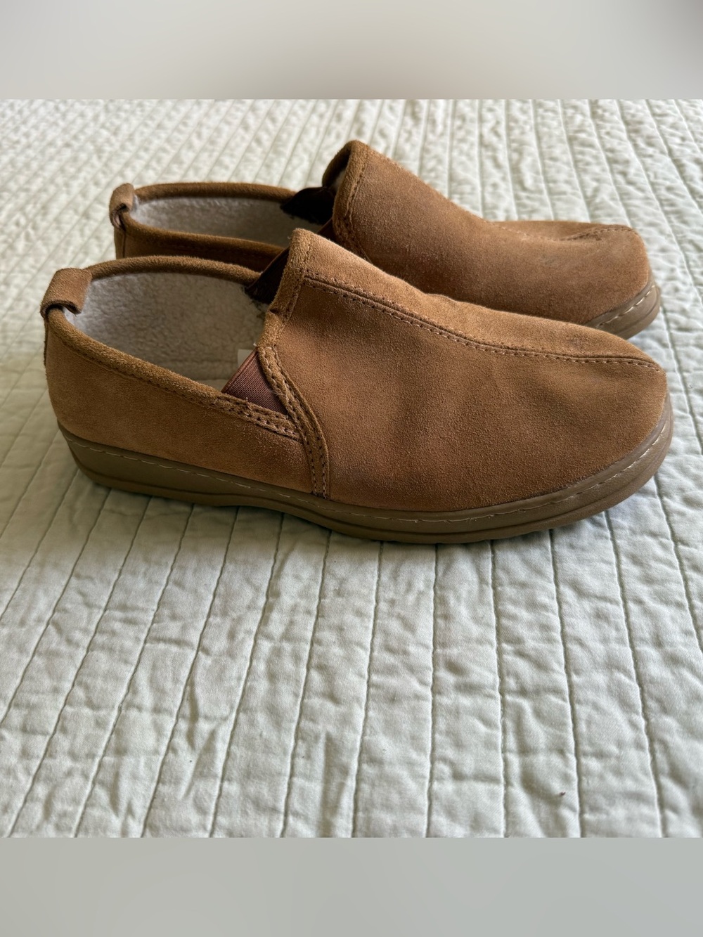Fireside Slip-On Suede Loafers - Tan